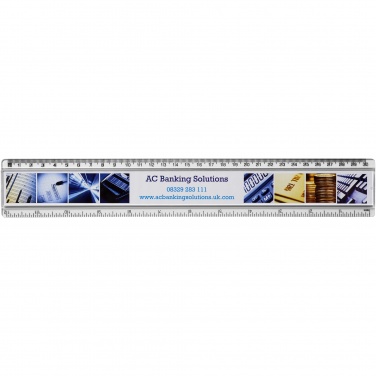 Logotrade advertising product image of: Ellison 30 cm plastic insert ruler