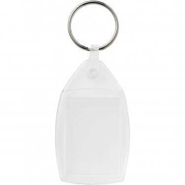 Logo trade promotional merchandise photo of: Lita P6 keychain with plastic clip
