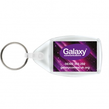Logo trade promotional items picture of: Lita P6 keychain with plastic clip