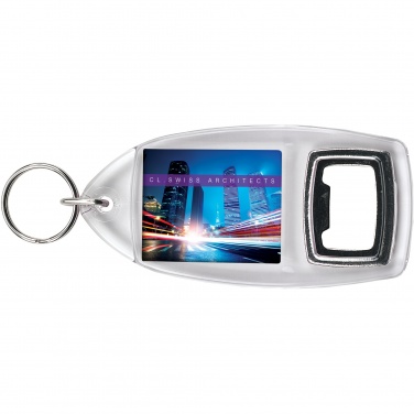 Logo trade promotional giveaway photo of: Jibe R1 bottle opener keychain