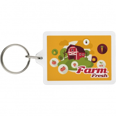 Logo trade promotional items picture of: Vito C1 rectangular keychain
