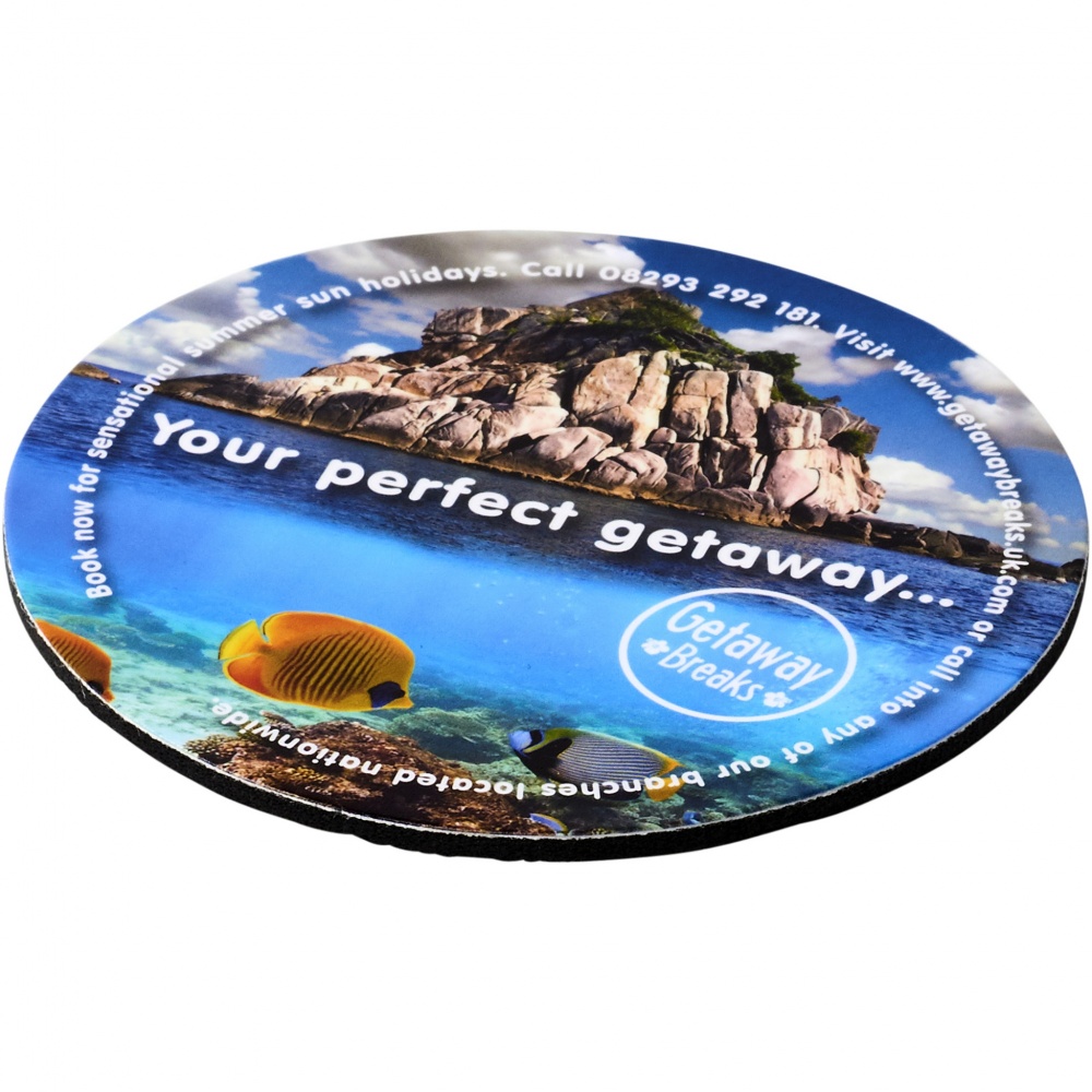 Logotrade promotional product image of: Q-Mat® round coaster