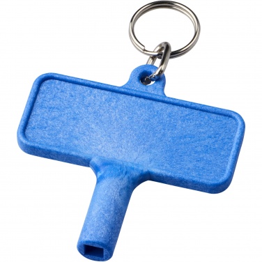 Logo trade promotional items image of: Largo plastic radiator key with keychain
