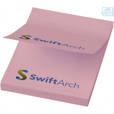 Logo trade promotional merchandise image of: Sticky-Mate® A8 sticky notes 50x75mm