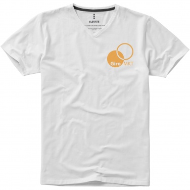 Logotrade promotional item image of: Kawartha short sleeve men's organic V-neck t-shirt