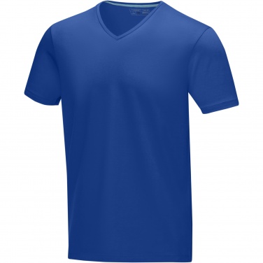 Logotrade promotional item image of: Kawartha short sleeve men's organic V-neck t-shirt