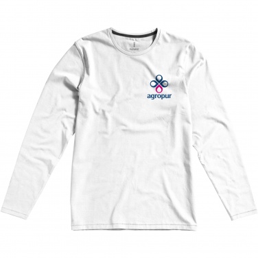 Logo trade promotional item photo of: Ponoka long sleeve men's organic t-shirt