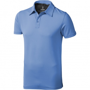 Logo trade advertising products picture of: Markham short sleeve men's stretch polo