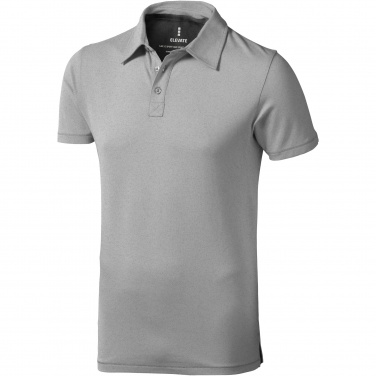 Logo trade promotional giveaways image of: Markham short sleeve men's stretch polo
