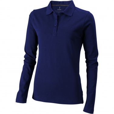 Logotrade promotional merchandise picture of: Oakville long sleeve women's polo