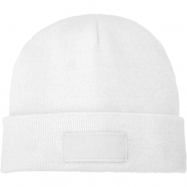Logo trade advertising products image of: Boreas beanie with patch
