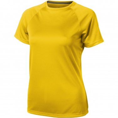 Logo trade promotional giveaway photo of: Niagara short sleeve women's cool fit t-shirt