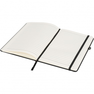 Logo trade business gift photo of: Noir medium notebook