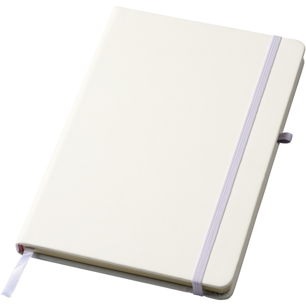 Logo trade promotional merchandise photo of: Polar A5 notebook with lined pages