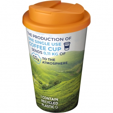 Logo trade promotional giveaways image of: Brite-Americano® 350 ml tumbler with spill-proof lid