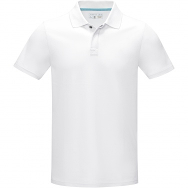 Logotrade promotional gift image of: Graphite short sleeve men’s organic polo