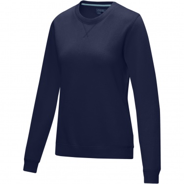 Logo trade promotional merchandise picture of: Jasper women’s organic recycled crewneck sweater