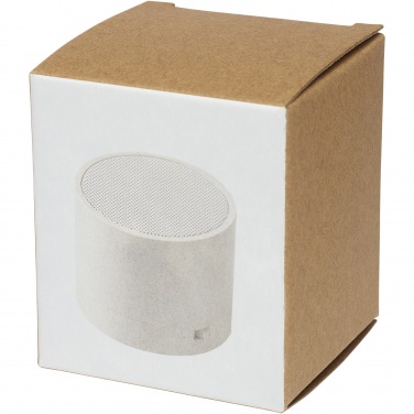 Logotrade promotional giveaway picture of: Kikai wheat straw Bluetooth® speaker