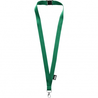 Logo trade promotional giveaways picture of: Tom recycled PET lanyard with breakaway closure