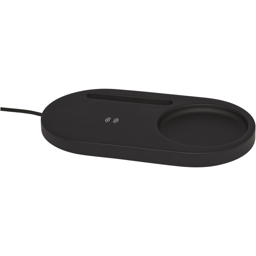 Logotrade corporate gift image of: Klip 5W wireless charging desk organizer