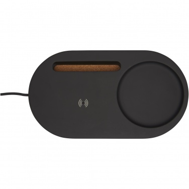 Logotrade business gift image of: Klip 5W wireless charging desk organizer