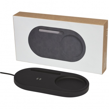 Logotrade promotional gift picture of: Klip 5W wireless charging desk organizer