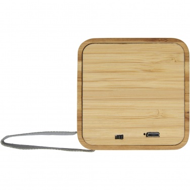 Logo trade promotional item photo of: Arcana bamboo Bluetooth® speaker