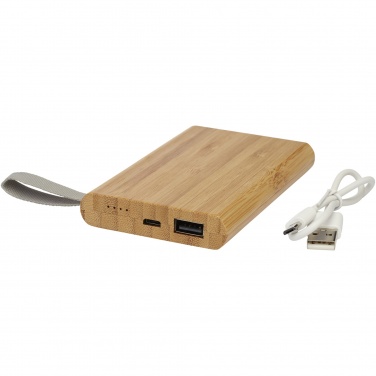 Logotrade corporate gifts photo of: Tulda 5000 mAh bamboo power bank