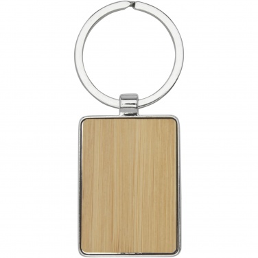 Logotrade promotional products photo of: Neta bamboo rectangular keychain