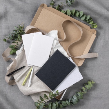 Logo trade promotional item photo of: Fabia crush paper cover notebook