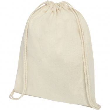 Logo trade advertising product photo of: Oregon 140 g/m² cotton drawstring bag 5L