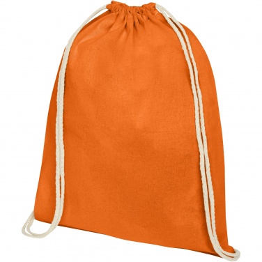 Logotrade promotional merchandise image of: Oregon 140 g/m² cotton drawstring bag 5L