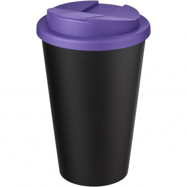 Logo trade business gift photo of: Americano® Eco 350 ml recycled tumbler with spill-proof lid