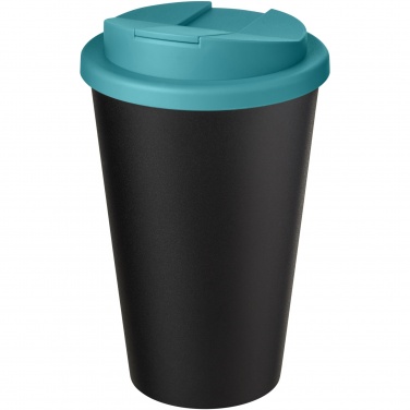 Logo trade business gift photo of: Americano® Eco 350 ml recycled tumbler with spill-proof lid