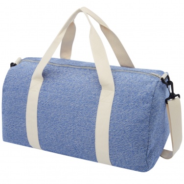 Logotrade promotional product picture of: Pheebs 450 g/m² recycled cotton and polyester duffel bag 24L
