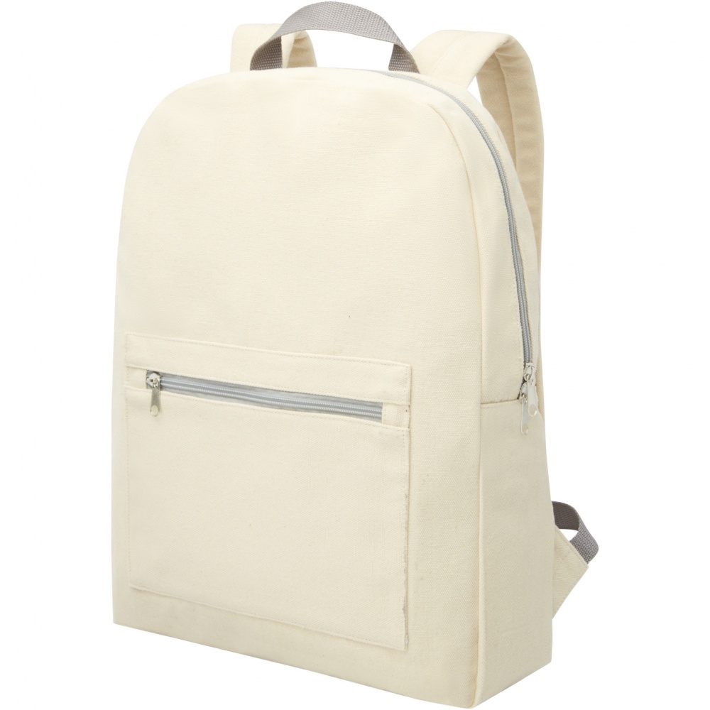 Logotrade business gifts photo of: Pheebs 450 g/m² recycled cotton and polyester backpack 10L