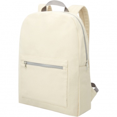 Logo trade corporate gifts picture of: Pheebs 450 g/m² recycled cotton and polyester backpack 10L