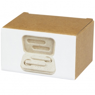 Logotrade corporate gift image of: Nantai wheat straw True Wireless earbuds