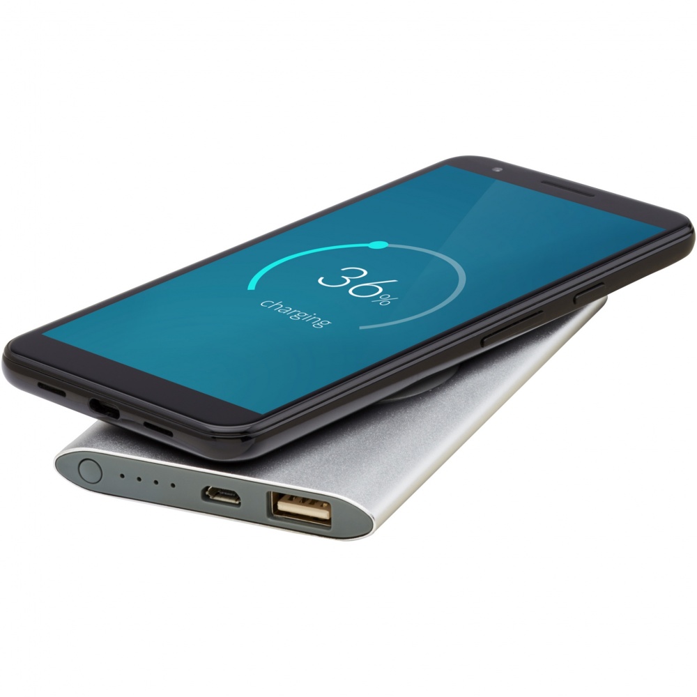 Logo trade promotional gifts image of: Juice 4000mAh wireless power bank 