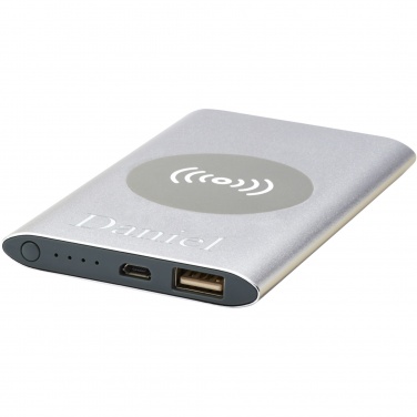 Logo trade promotional giveaways picture of: Juice 4000mAh wireless power bank 