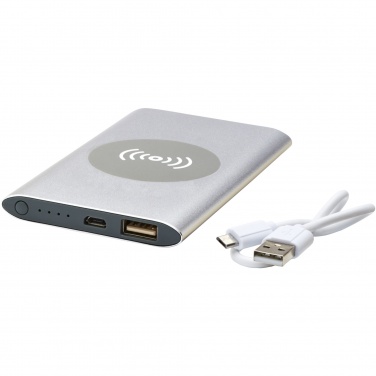 Logo trade promotional items picture of: Juice 4000mAh wireless power bank 