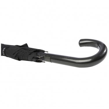 Logotrade promotional giveaway picture of: Fontana 23" auto open umbrella with carbon look and crooked handle