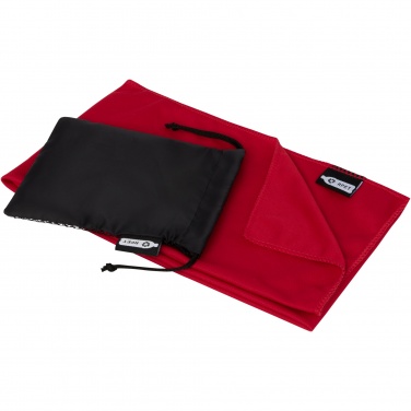 Logo trade promotional item photo of: Raquel cooling towel made from recycled PET 80x30 cm