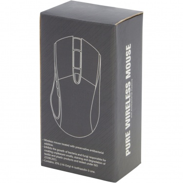 Logo trade promotional products picture of: Pure wireless mouse with antibacterial additive