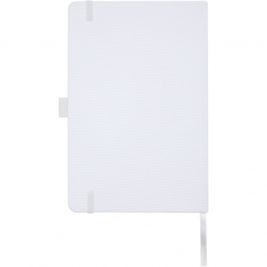 Logo trade business gift photo of: Honua A5 recycled paper notebook with recycled PET cover