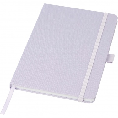 Logo trade advertising product photo of: Honua A5 recycled paper notebook with recycled PET cover