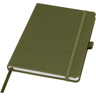 Logo trade promotional items picture of: Honua A5 recycled paper notebook with recycled PET cover