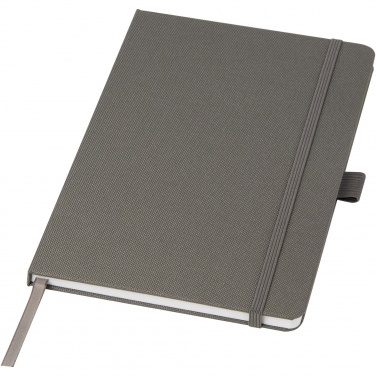Logo trade promotional products image of: Honua A5 recycled paper notebook with recycled PET cover