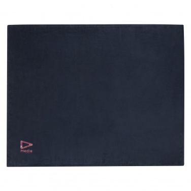 Logotrade advertising product image of: Lily GRS certified RPET coral fleece blanket