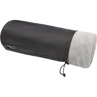 Logo trade promotional product photo of: Lily GRS certified RPET coral fleece blanket
